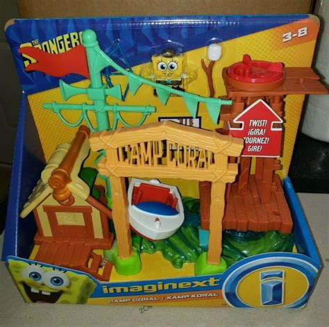 The Spongebob Squarepants Movie Imaginext Camp Coral Playset 2020 New