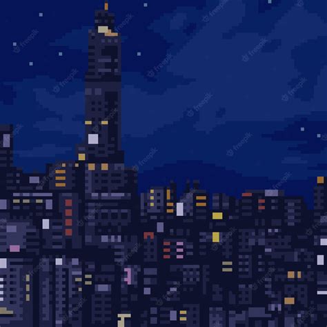 Pixel Art City