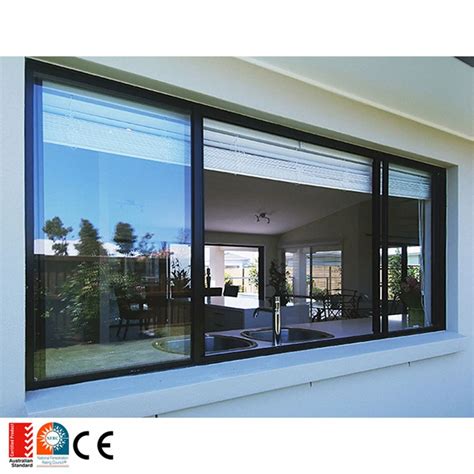 Aluminum Glass Louver Window With Security Bar And Fiber Glass Mosquito