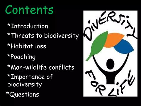 Threats To Biodiversity Ppt