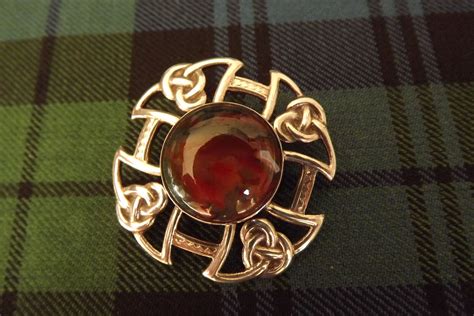 Scottish Antique Brooch Special T Sash Plaid Scottish Etsy