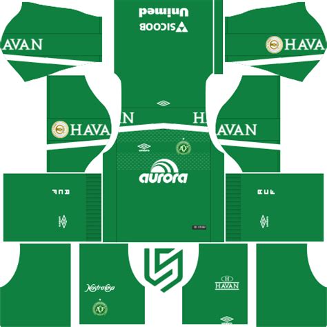 Kit De Uniforme Da Chapecoense Para Dream League Soccer