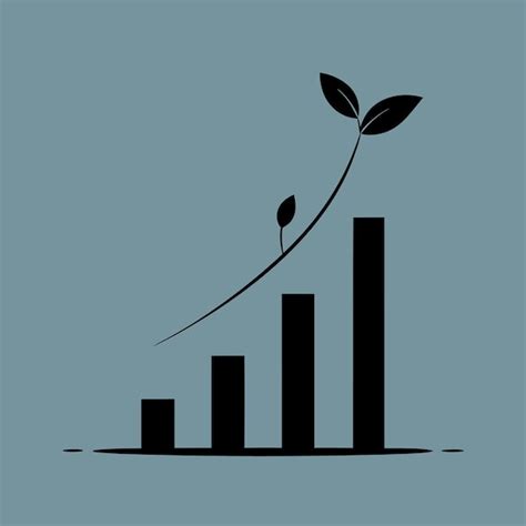 Business Concept Featuring Financial Growth Chart Vector Style