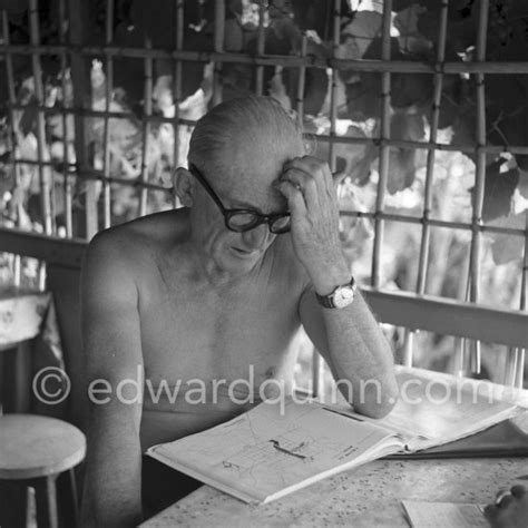 Le Corbusier Charles Douard Jeanneret At The Small Restaurant L