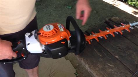 Stihl Hs 82 R Hedge Trimmer Youtube