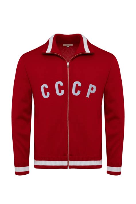 Олимпийка СССР из шерсти (красный) - ОЛОВО интернет-магазин бренда