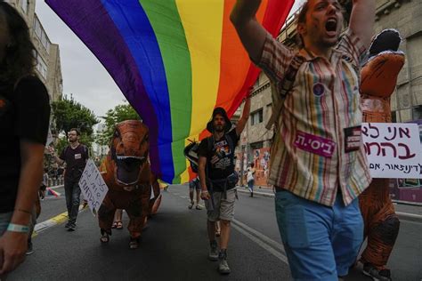 Thousands March In Jerusalem Pride Parade First Under Israels Most