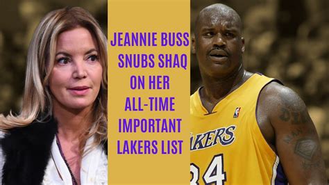 Jeannie Buss Snubs Shaq On Her All Time Important Lakers List