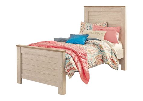 Willowton Twin Panel Bed With Nightstand