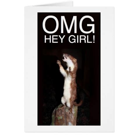 Hey Girl Card Zazzle