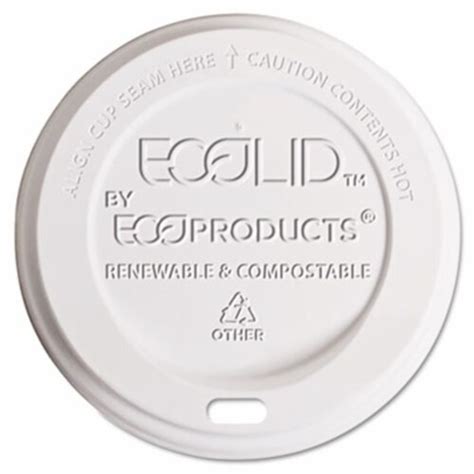 Eco Products EP ECOLID W Hot Cup Lid 10 20 Oz Translucent 800 Carton 800 Fred Meyer