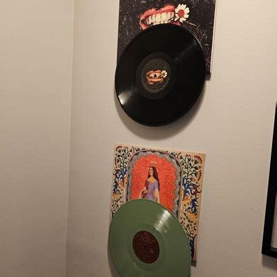 Album Cover and Vinyl Record Wall Mount Shelf Display Black - Etsy