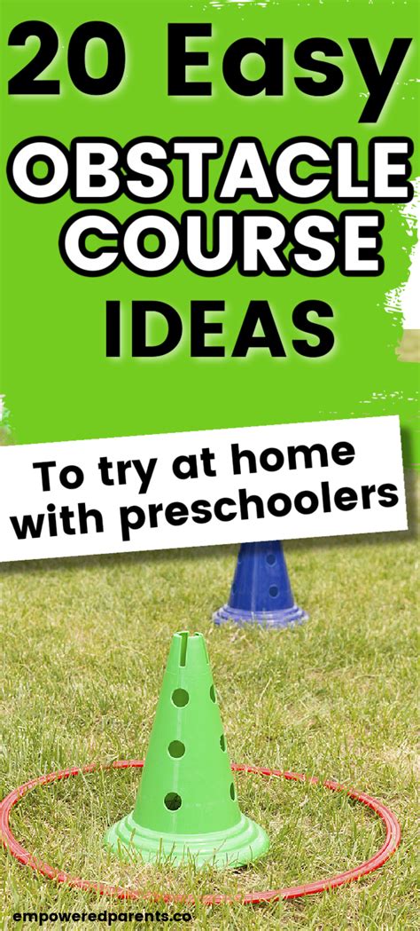 20 Basic Things You Can Add to an Obstacle Course for Preschoolers ...