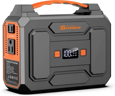 Amazon ZeroKor Portable Power Station 100W 110V Portable Power