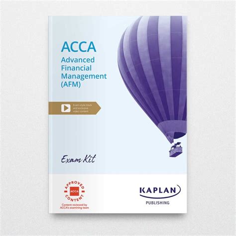 Kaplan Acca Advanced Financial Management Exam Kit 2023 2024 Buy