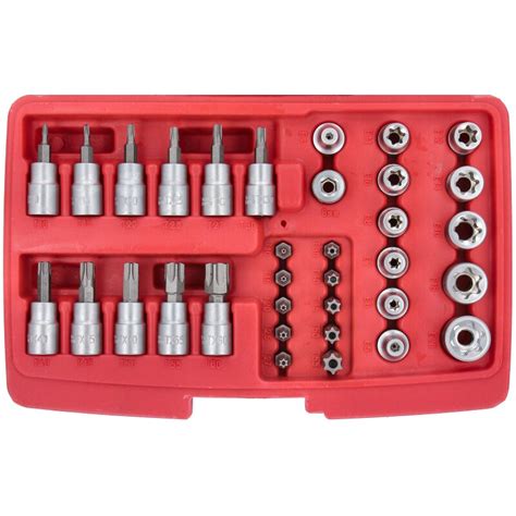 Pezzi Au En Torx N Sse Innentorx Nuss Steckschl Ssel Set Bits