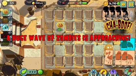 Plants Vs Zombies 2 Free Epic Quest Ancient Egypt Entanglement Step