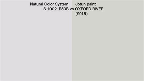 Natural Color System S R B Vs Jotun Paint Oxford River