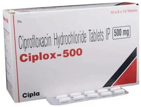 Ciplox Ciprofloxacin 500 Mg Tablets At Rs 250 Box Antifungal