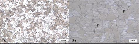 Microstructure Of Low Carbon Steel Aisi 1018 A As Received And B