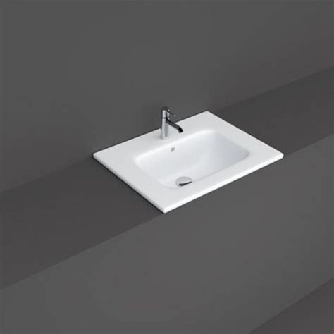 RAK Joy Uno 1200mm Wall Hung Vanity Unit With 1TH Drop In Basin Moka