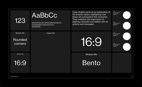 Bento Style Brand Presentation Grid System For Indesign Behance