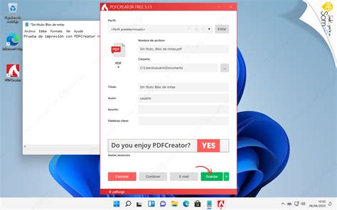 Generar Documentos Pdf En Windows Con Pdfcreator Somebooks Es