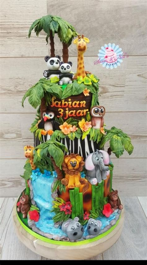 Jungle Cake By Sam Nel S Taarten G Teaux Safari G Teau Jungle