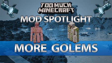 Minecraft More Golems Mod Review For Mc Youtube