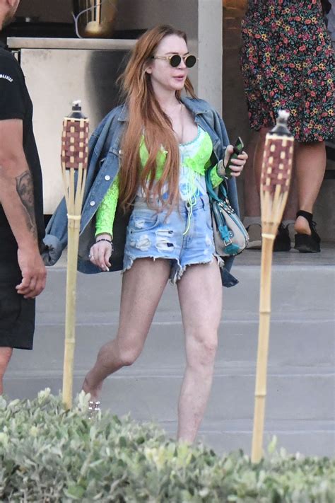 Lindsay Lohan Out And About In Mykonos 06252019 Hawtcelebs