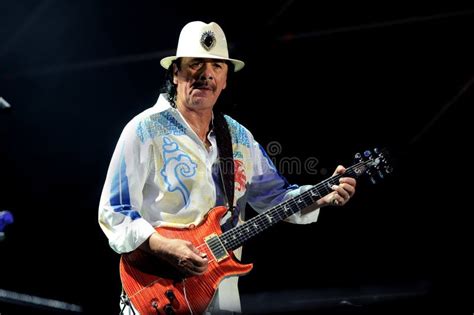 Carlos Santana during the Concert Editorial Stock Image - Image of band ...