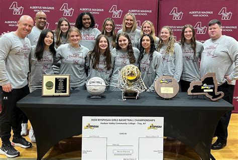 Albertus Magnus High School Claims New York State Girls Basketball