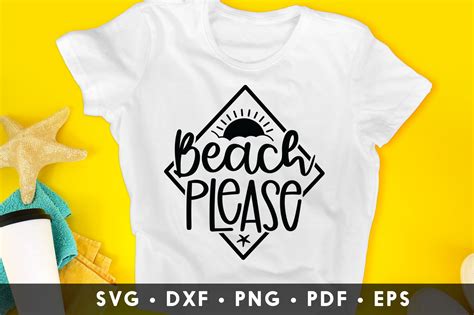 Beach Please Svg Beach Svg Summer Svg Gráfico Por Craftlabsvg