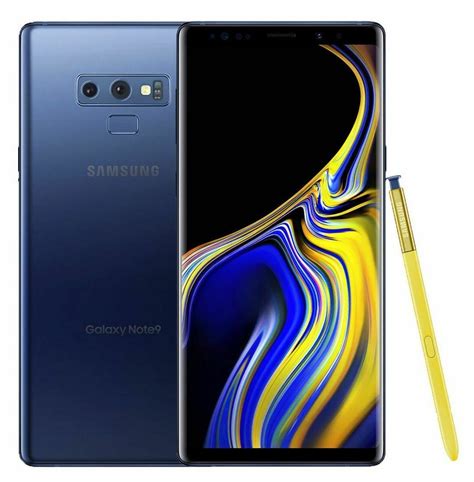 Restored Samsung Galaxy Note 9 128gb Fully Unlocked Ocean Blue