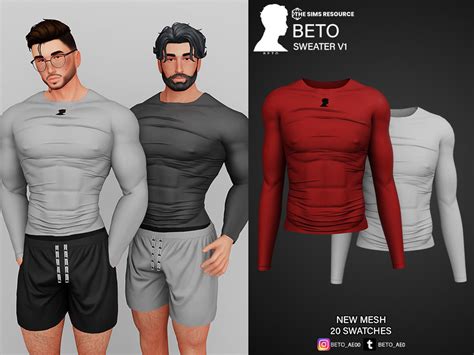 The Sims Resource Beto Sweater V