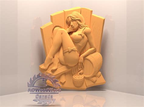 D Naked Woman Model Sexy Girl D Stl Model Cnc Router Engraver Artcam