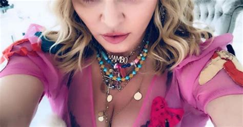 Madonna Turns Cleavage Extraordinaire With Major Boob Tease