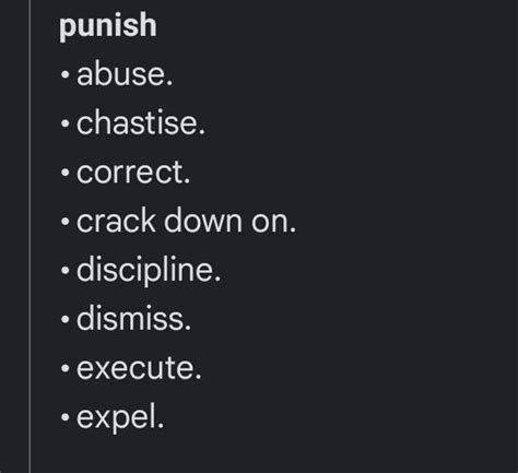 What is Punished synonyms - Brainly.in