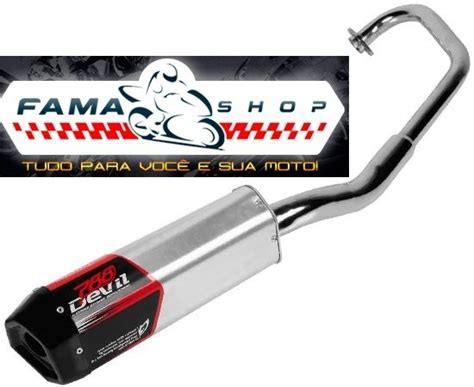 Escapamento Pro Tork Devil Para Yamaha Ybr Factor Brinde R