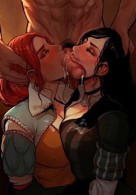 Yennefer X Triss OlchaS The Witcher 3 Wild Hunt Hentai Arena