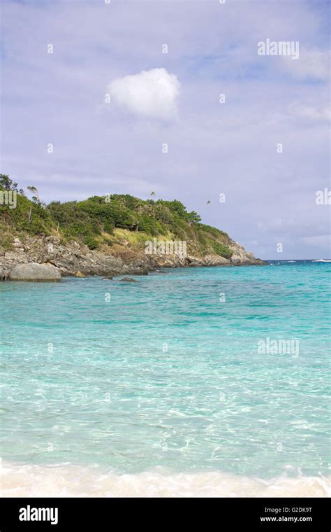 Trunk Bay St John US Virgin Islands Stock Photo Alamy