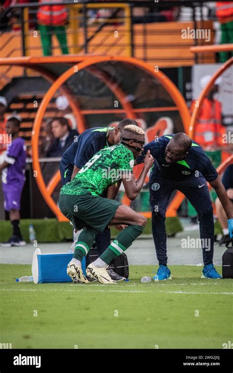 Nigeria Vs Angola Football African Cup Of Nations Knockout Stage