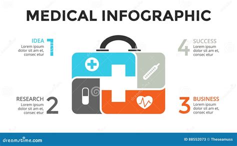 Wektor Plus Infographic Medyczny Diagram Opieka Zdrowotna Wykres