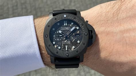 Panerai Submersible Marina Militare Carbotech Mm Youtube