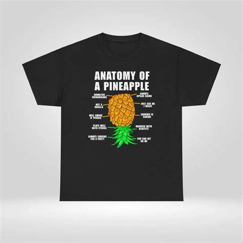 Upside Down Pineapple Shirt - Fun and Quirky Design for All Occasions