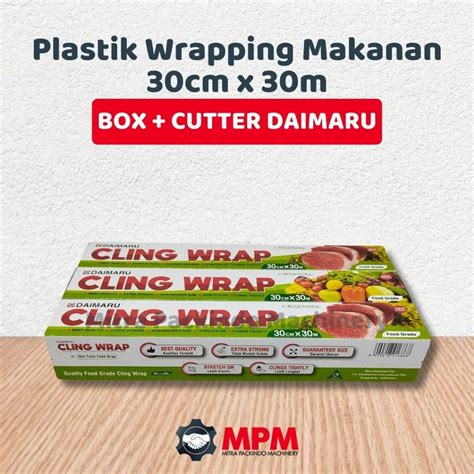 Jual Wrapping Makanan Cling Wrap Daimaru Cm X M Shopee Indonesia