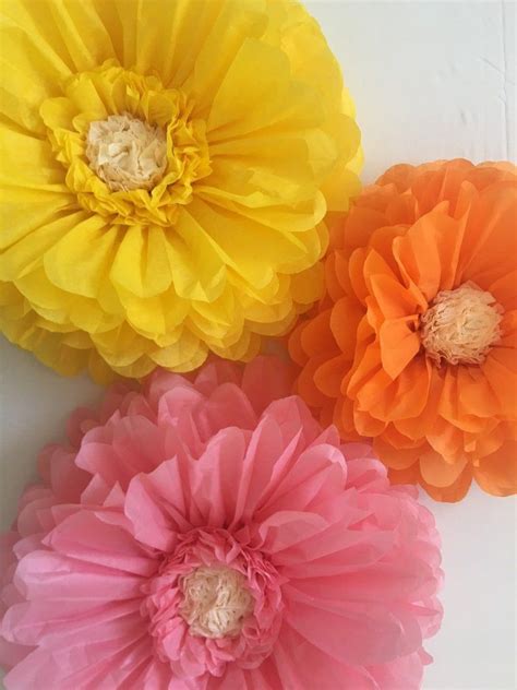 Tissue Paper Flower Wall For Mothers Day Brunch Bridal Shower Decor Nursery And Home Decor