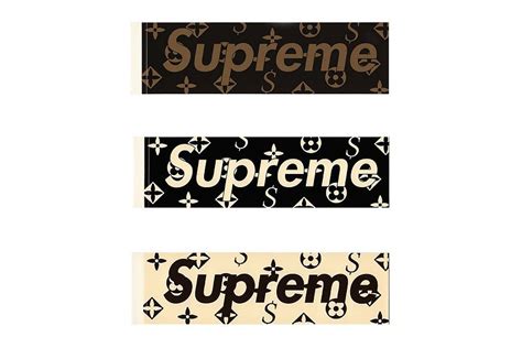 Supreme Louis Vuitton Box Logo Sticker