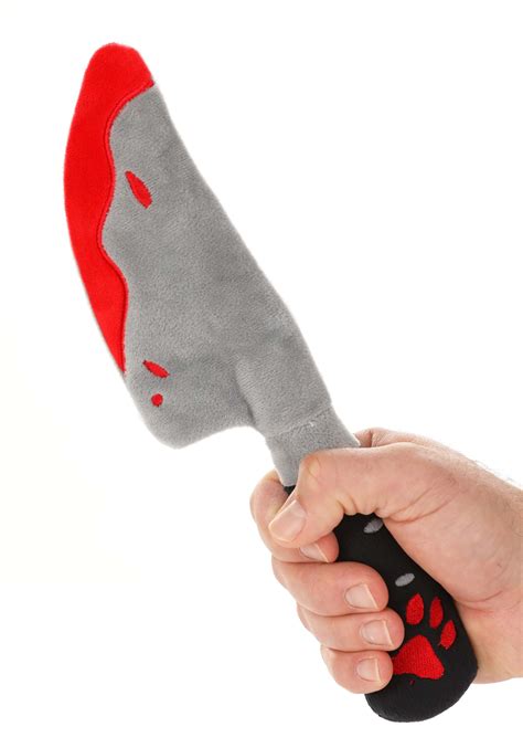 Bloody Knife Pet Toy