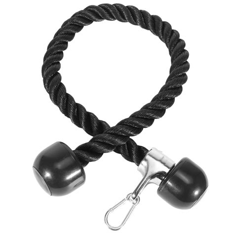 Heavy Duty Tricep Pull Down Rope 36 Inches With Snap Hook Fitness